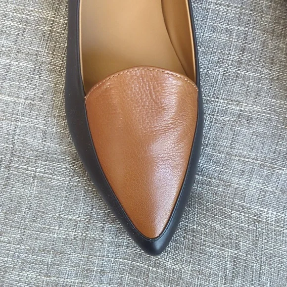 Everlane New Black  Leather Women's Loafers Oxfords Size 8 - 8.5 - Picture 2 of 6